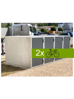   B1 Bringabox betonvázas kerékpártároló, 2db kerékpárhoz