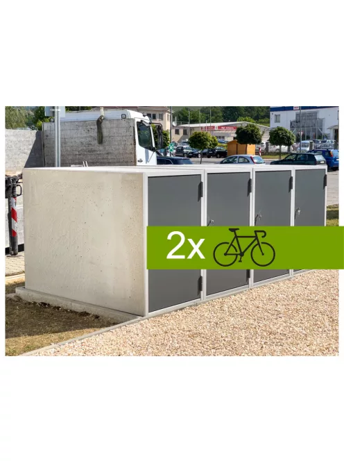 B1 Bringabox betonvázas kerékpártároló, 2db kerékpárhoz