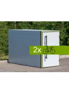 FB1 Bringabox kerékpártároló, 2db kerékpárhoz