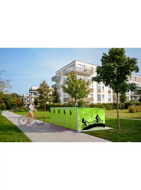 FB3-L Bringabox kerékpártároló, 3db kerékpárhoz